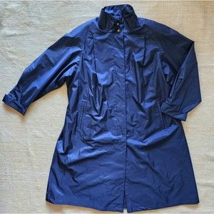 J. Gallery, Vintage Blue Raincoat, sz 12